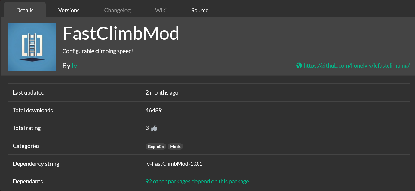 Lethal Company Fast Climbing Mod Screenshot